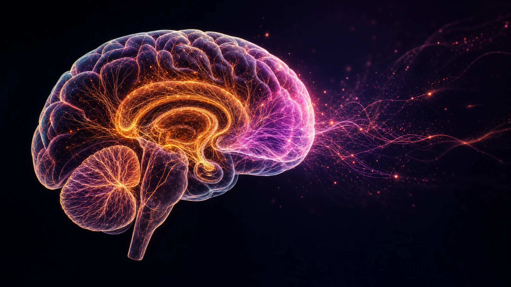 Neuroplasticity — coherent brain signal across the cortex