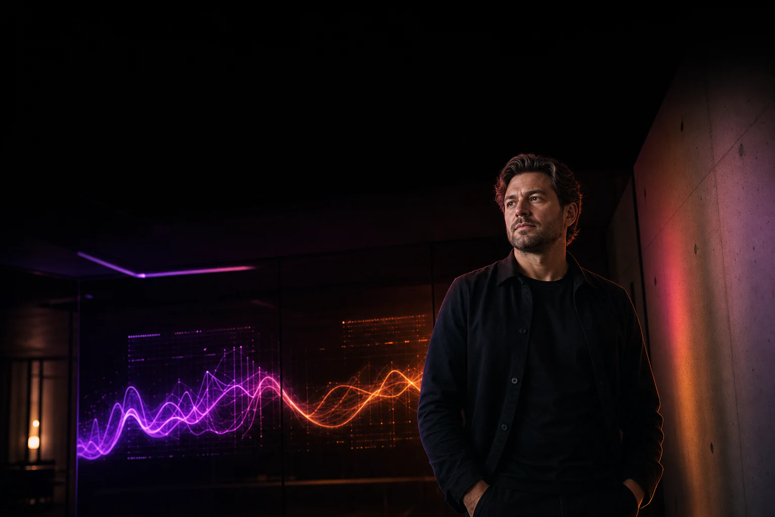 Dark cinematic backdrop — the science beneath the method