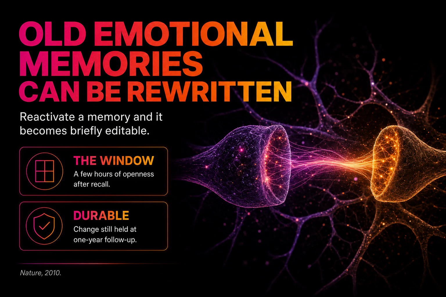 Memory reconsolidation window